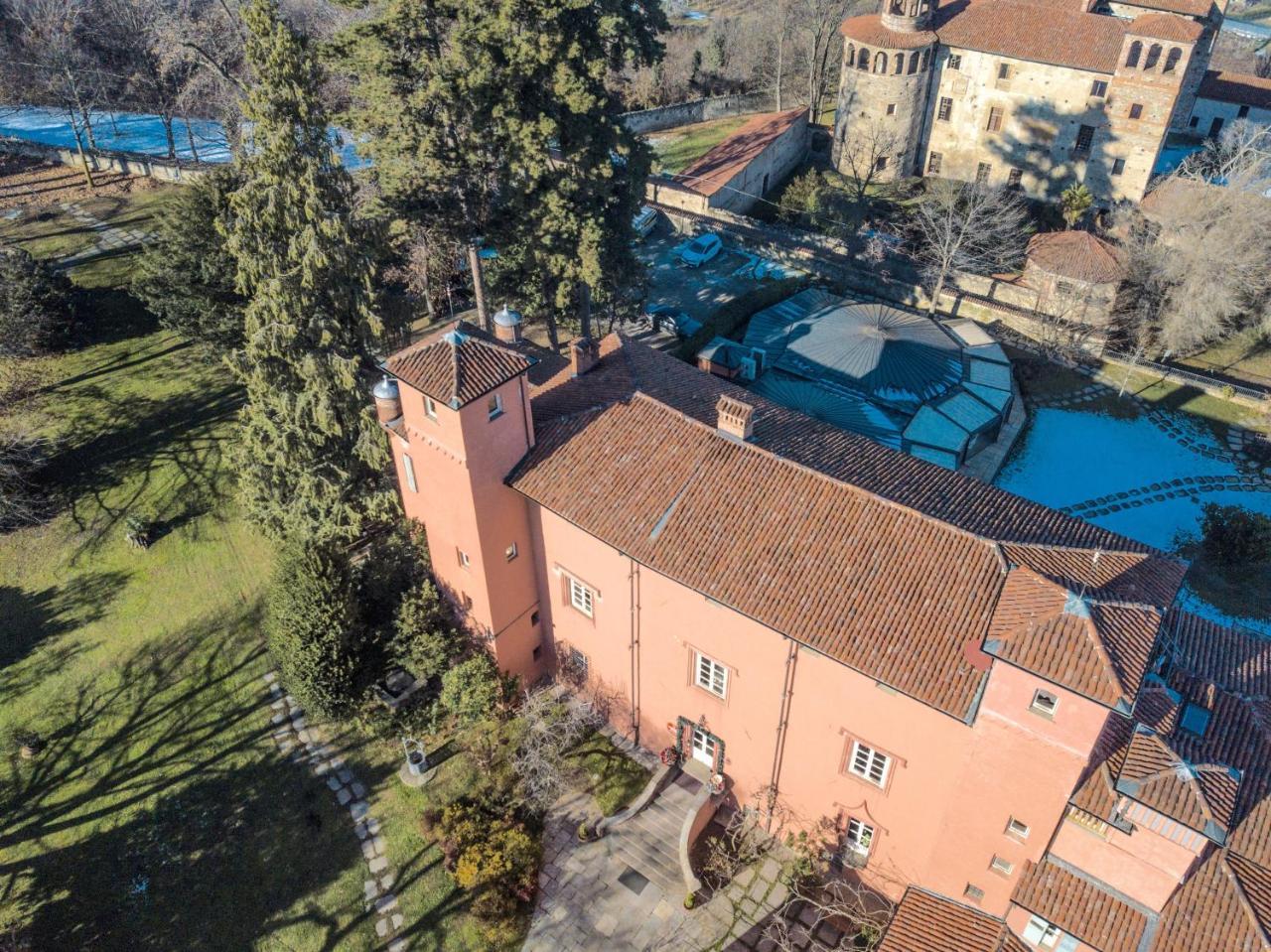 Hotel Castello Rosso Costigliole Saluzzo Exterior foto